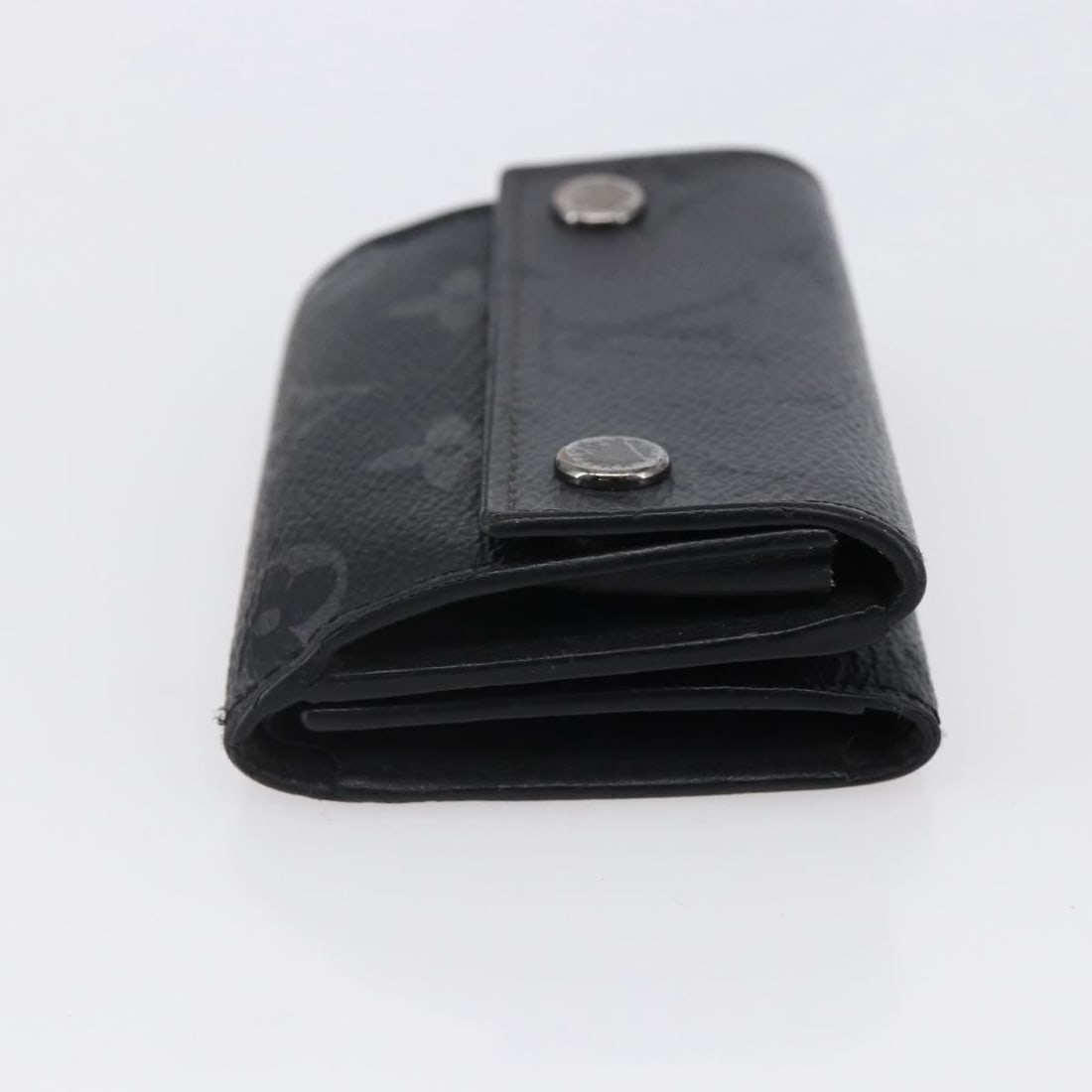 LOUIS VUITTON Monogram Eclipse Compact Wallet M45417 Auth - 4