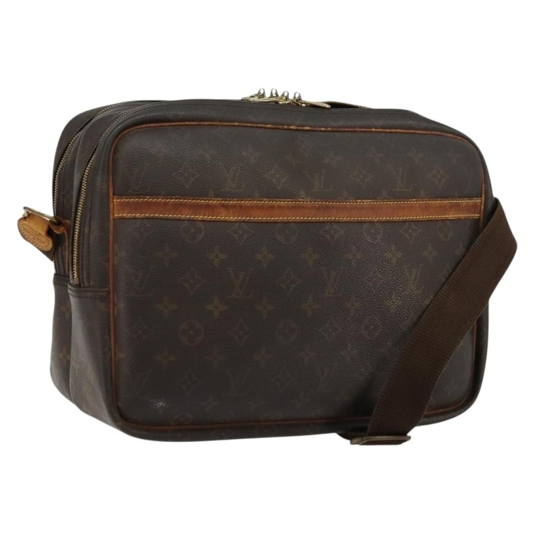 Louis Vuitton M45252 Reporter GM Monogram Canvas Shoulder Bag: Louis Vuitton M45252 Reporter GM Monogram Canvas Shoulder Bag Louis Vuitton Reporter GM shoulder bag in Monogram canvas, made in France. This women's bag is offered as the bag only, without the origin