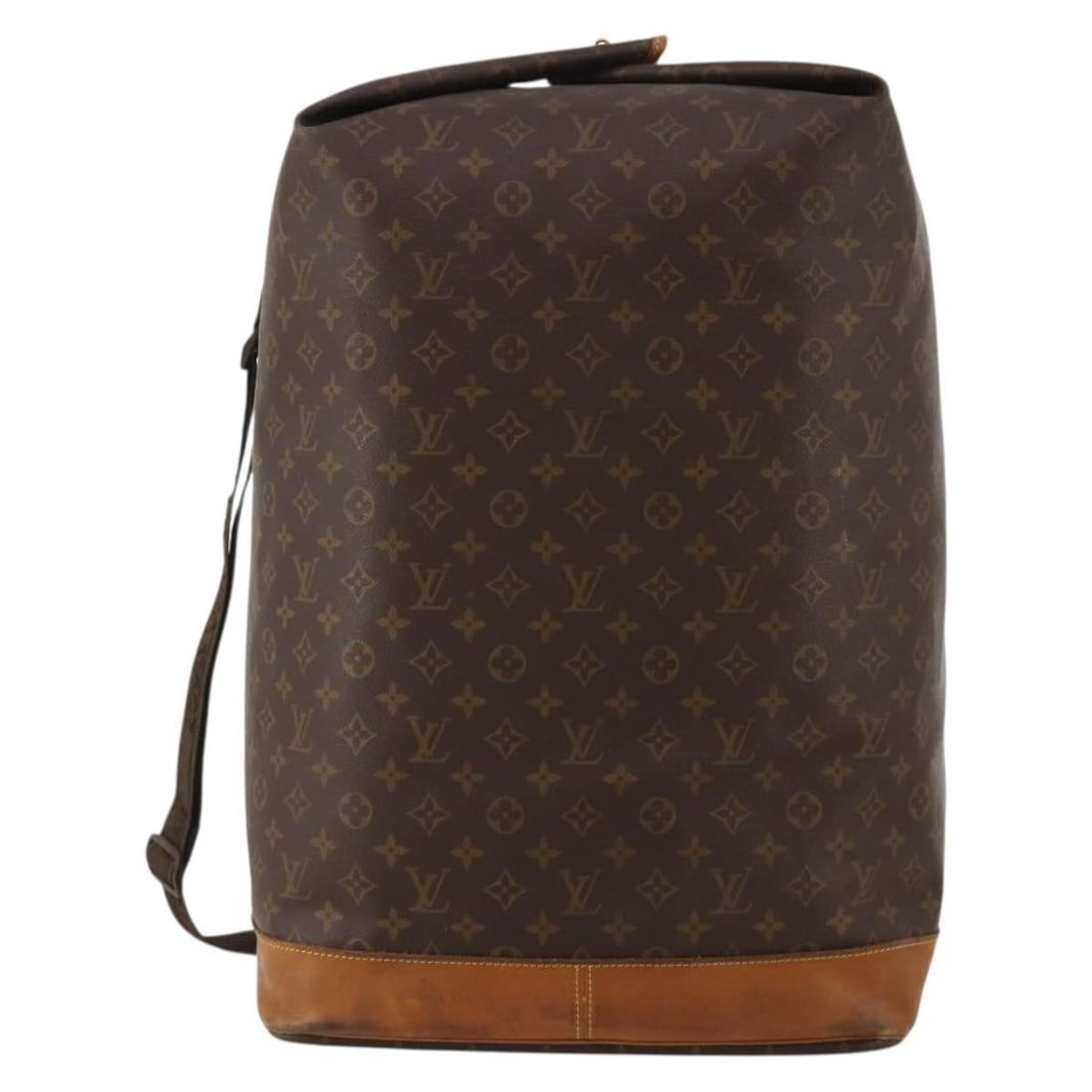 Louis Vuitton Sac Marin Unisex Brown Canvas Bag: Louis Vuitton Sac Marin Unisex Brown Canvas Bag Louis Vuitton Sac Marin monogram canvas bag in brown, made in France. The piece is described as unisex and is presented in fair, worn condition with not