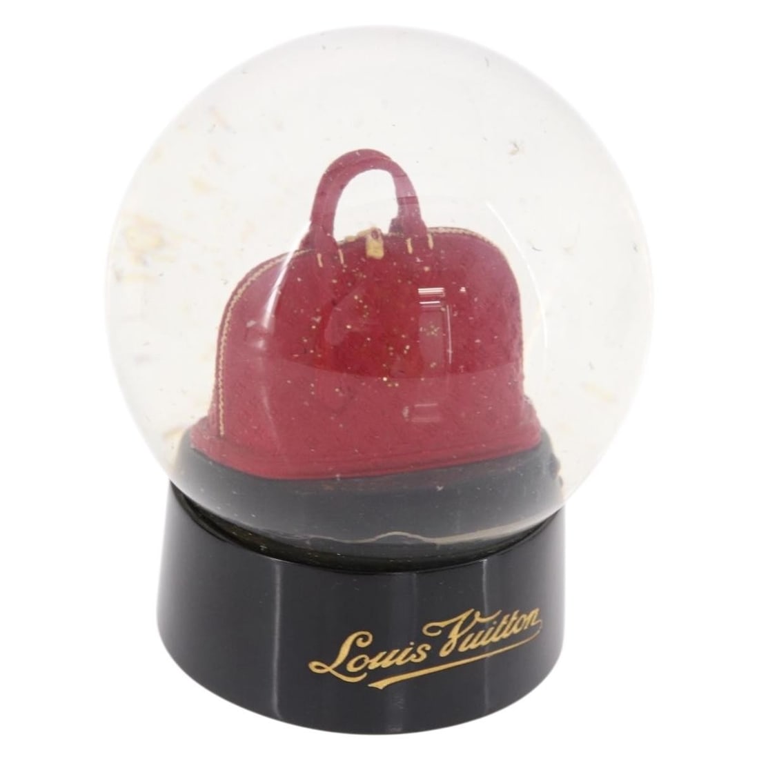 Louis Vuitton Alma red glass snow globe with box (1 of 15)