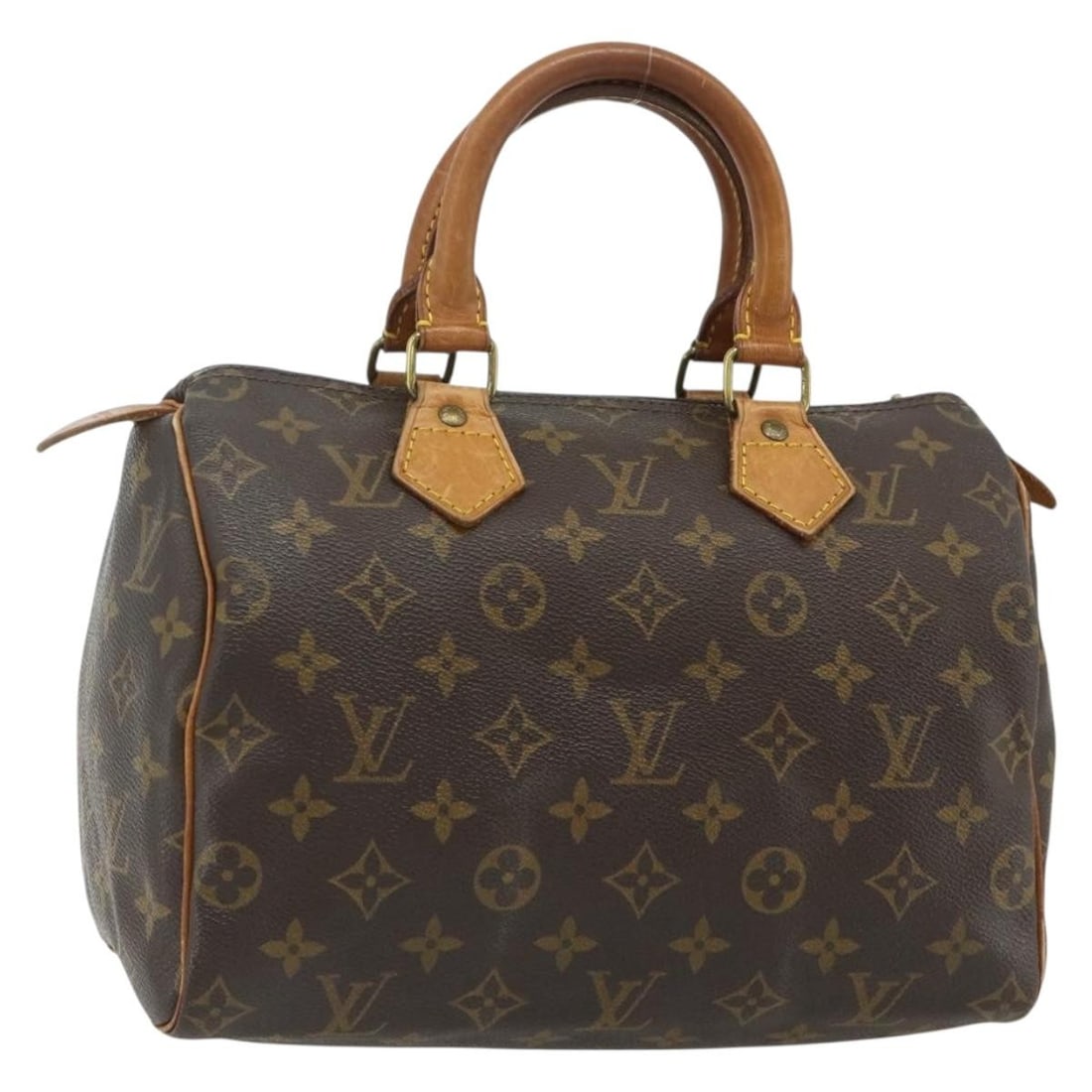 Louis Vuitton M41528 Speedy 25 Monogram Canvas Handbag: Louis Vuitton M41528 Speedy 25 Monogram Canvas Handbag Louis Vuitton Speedy 25 handbag in Monogram canvas. This women's handbag is made in the USA and includes only the item shown, with no box or dust