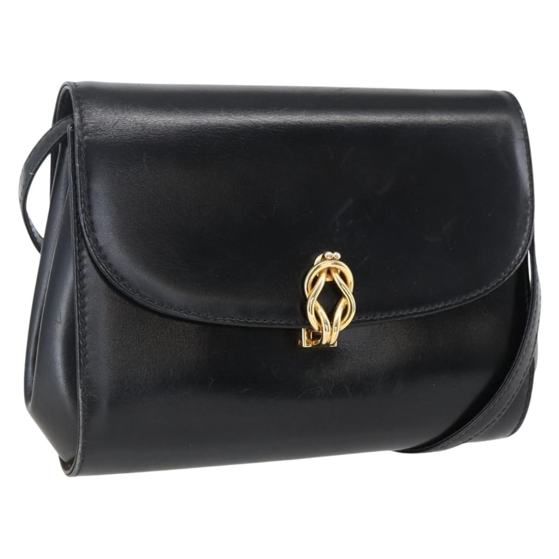 GUCCI 004 056 0219 Black Leather Shoulder Bag (1 of 18)