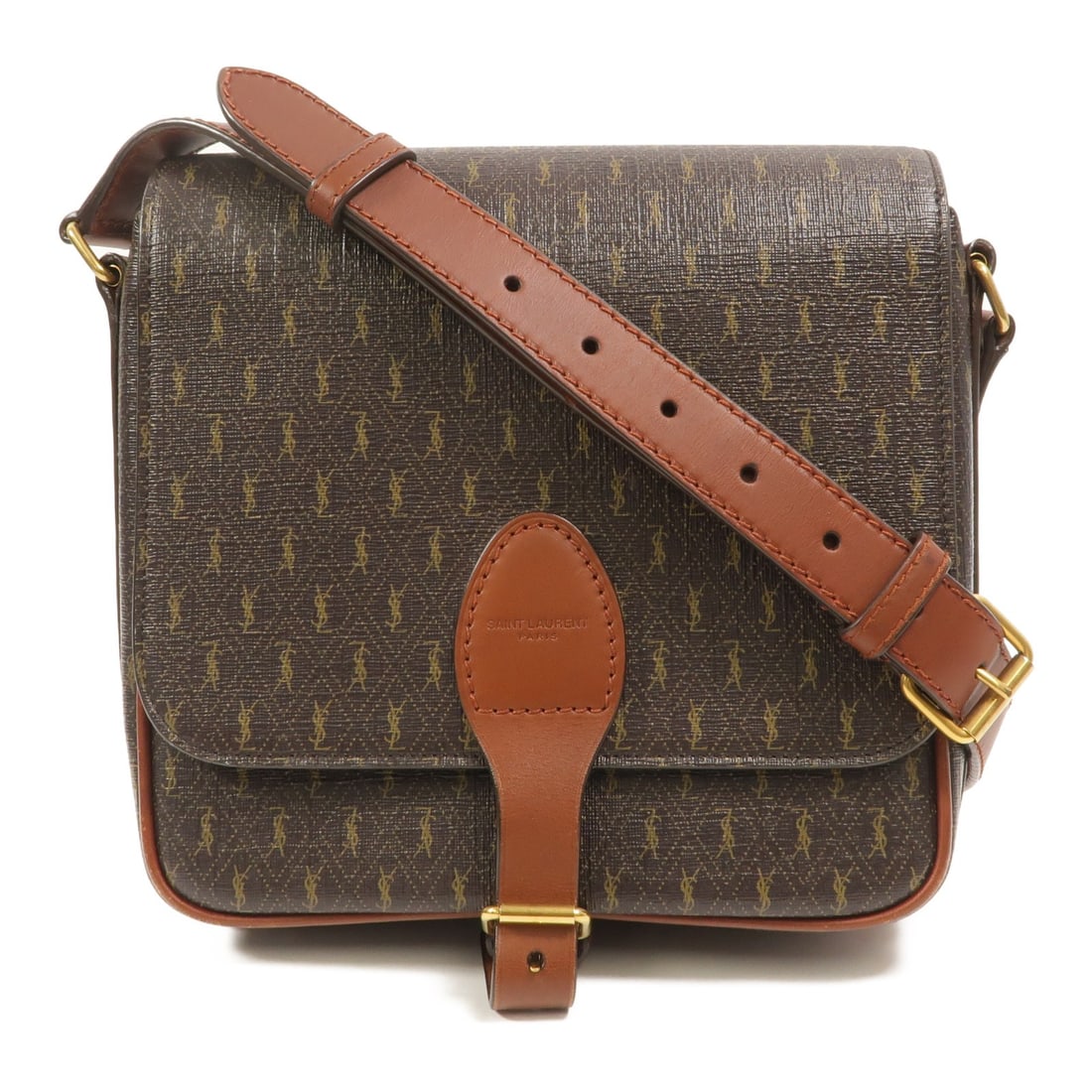 Saint Laurent Le Monogramme calfskin shoulder bag FLY668582 brown Ebene (1 of 17)