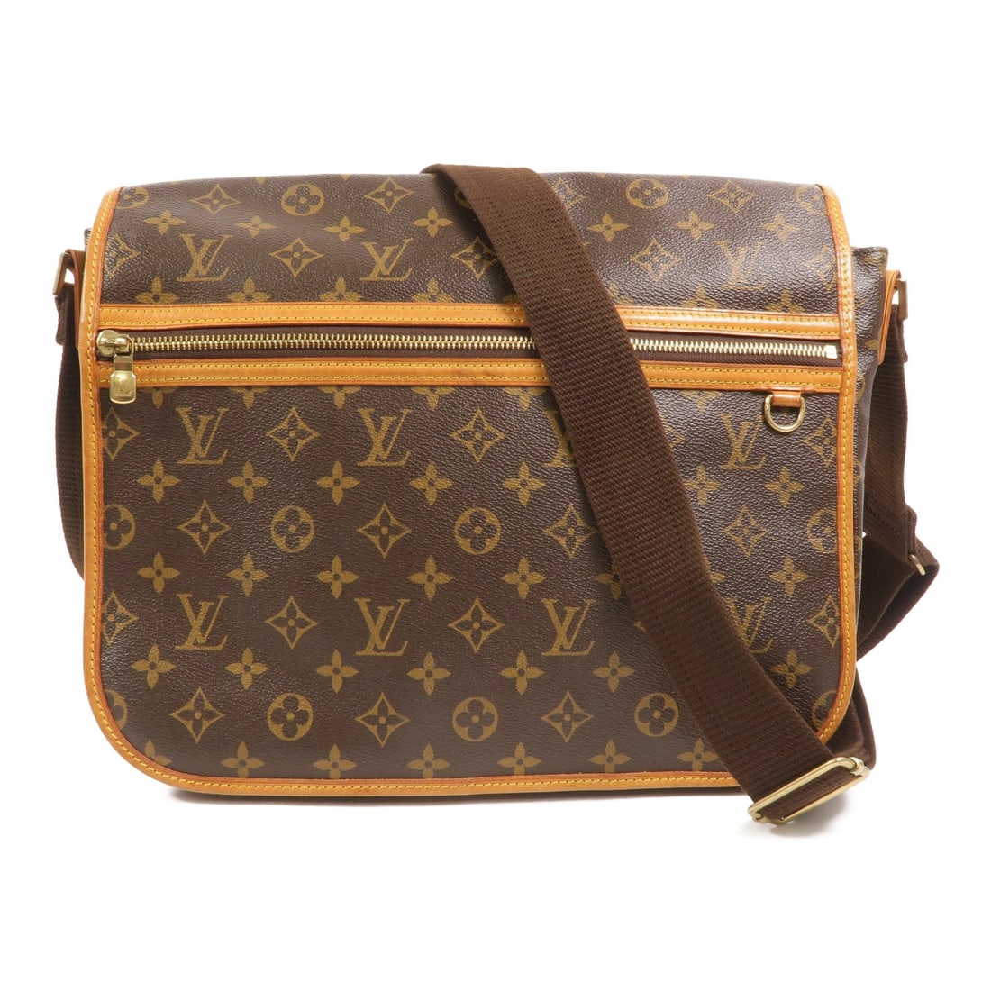 Louis Vuitton Bosphore M40105 Monogram Shoulder Bag Brown: Louis Vuitton Bosphore M40105 Monogram Shoulder Bag Brown Louis Vuitton Bosphore shoulder bag in brown Monogram PVC coated canvas. This women's shoulder bag features multiple interior and exterior poc