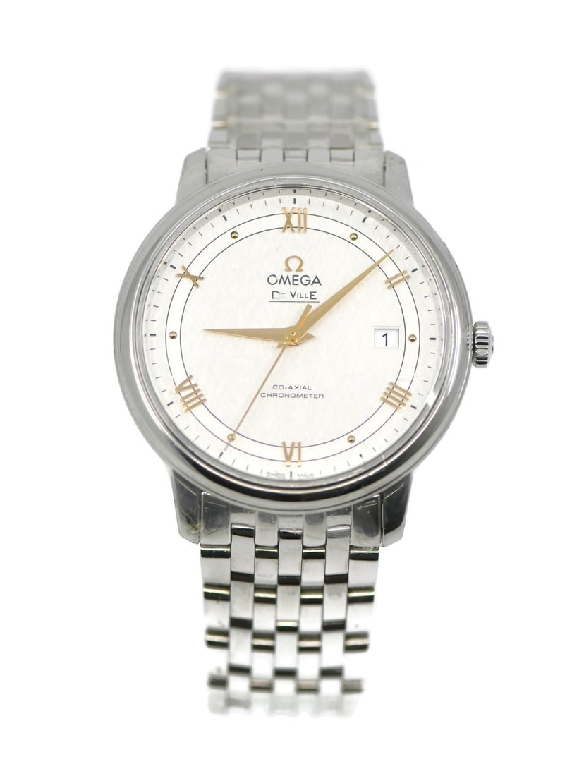 OMEGA De Ville Prestige 424.10.40.20.02.004 stainless steel wristwatch (1 of 6)