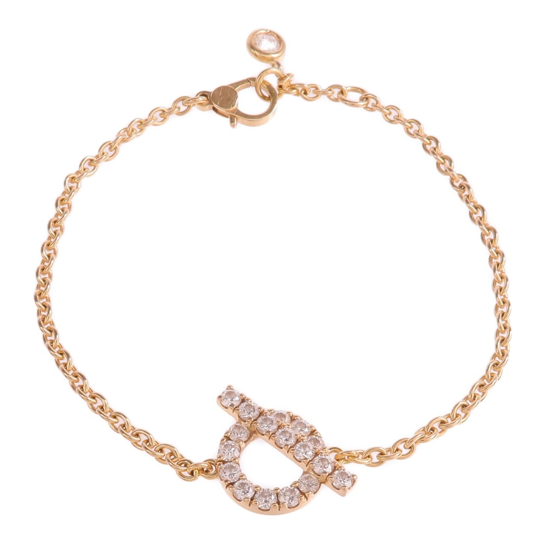 Hermes Finesse diamond bracelet in 18K rose gold (1 of 10)