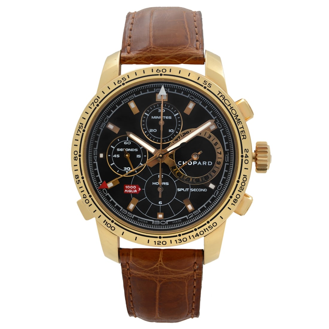 Chopard Mille Miglia automatic chronograph watch in 18k gold LE 16/1261 (1 of 6)