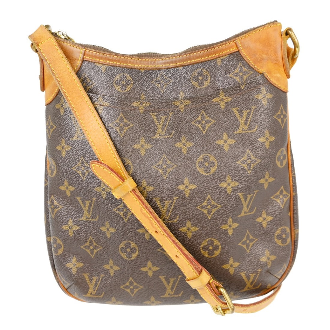 Louis Vuitton Odeon PM Monogram Canvas Crossbody Bag M56390: Louis Vuitton Odeon PM Monogram Canvas Crossbody Bag M56390 Vintage Louis Vuitton Odeon PM crossbody shoulder bag in brown Monogram canvas with leather trim and a zip closure. The bag features an adju