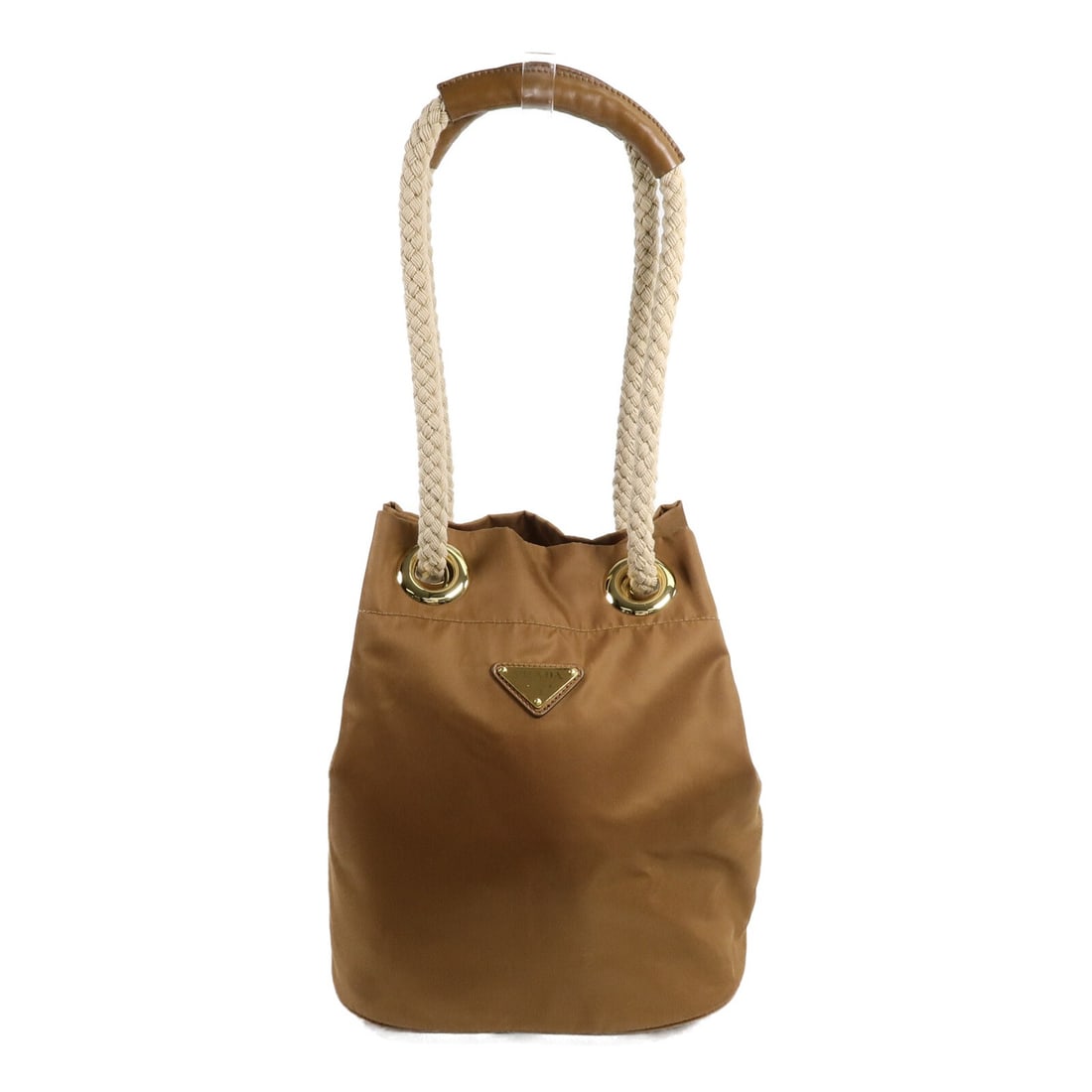 PRADA 1BE082 Mariner Re-Nylon Shoulder Bag Brown: PRADA 1BE082 Mariner Re-Nylon Shoulder Bag Brown Prada Mariner Re-Nylon shoulder bag in brown. This women's shoulder bag features a nylon exterior, an interior zip pocket, and comes without accessorie