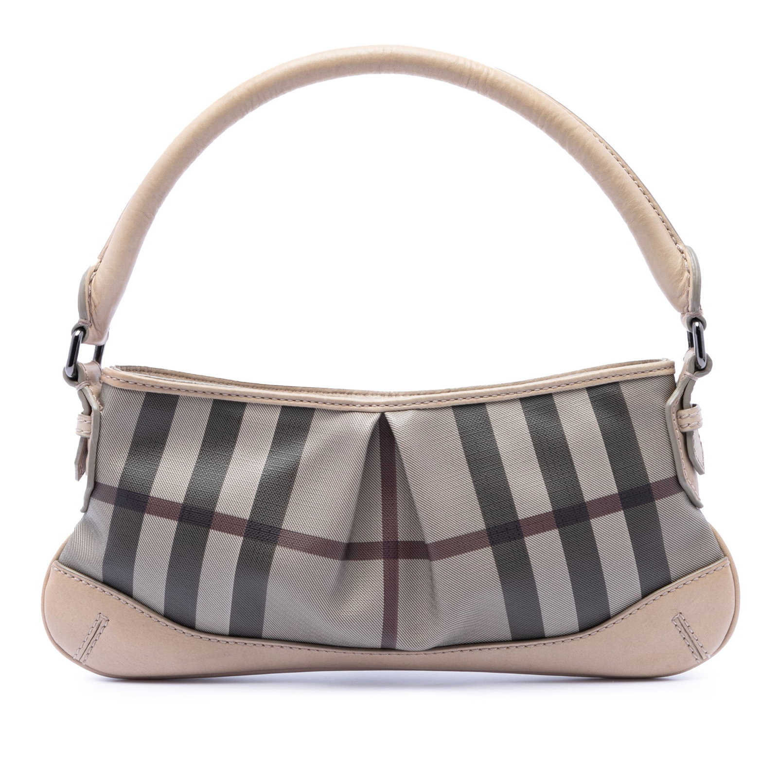 Burberry Smoke Check Shoulder Bag in Coated Canvas (1 of 6)