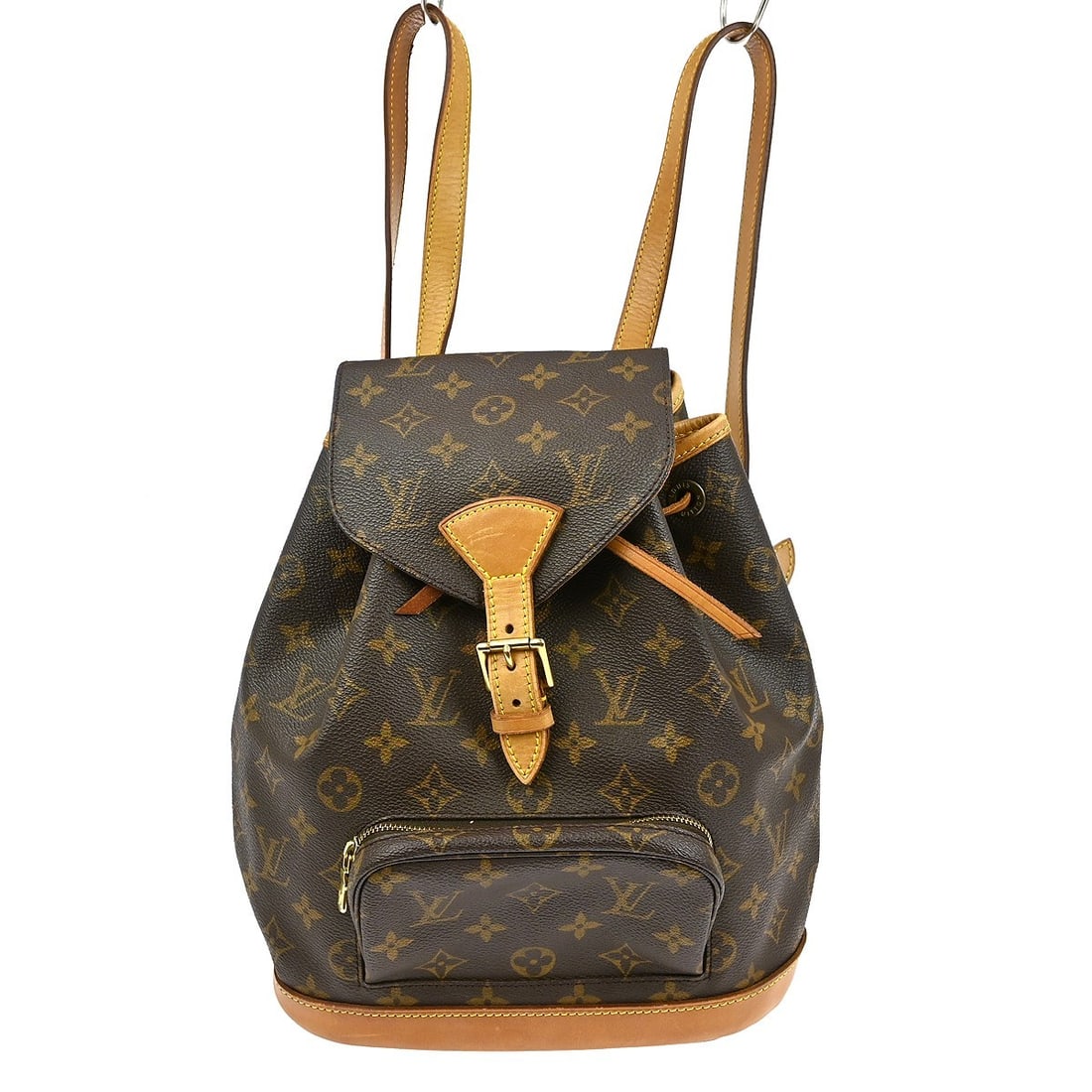 Louis Vuitton Montsouris Unisex Brown Canvas Backpack: Louis Vuitton Montsouris Unisex Brown Canvas Backpack Louis Vuitton Montsouris in brown canvas with a unisex design. Made in France, this piece is presented in good condition with visible wear includi