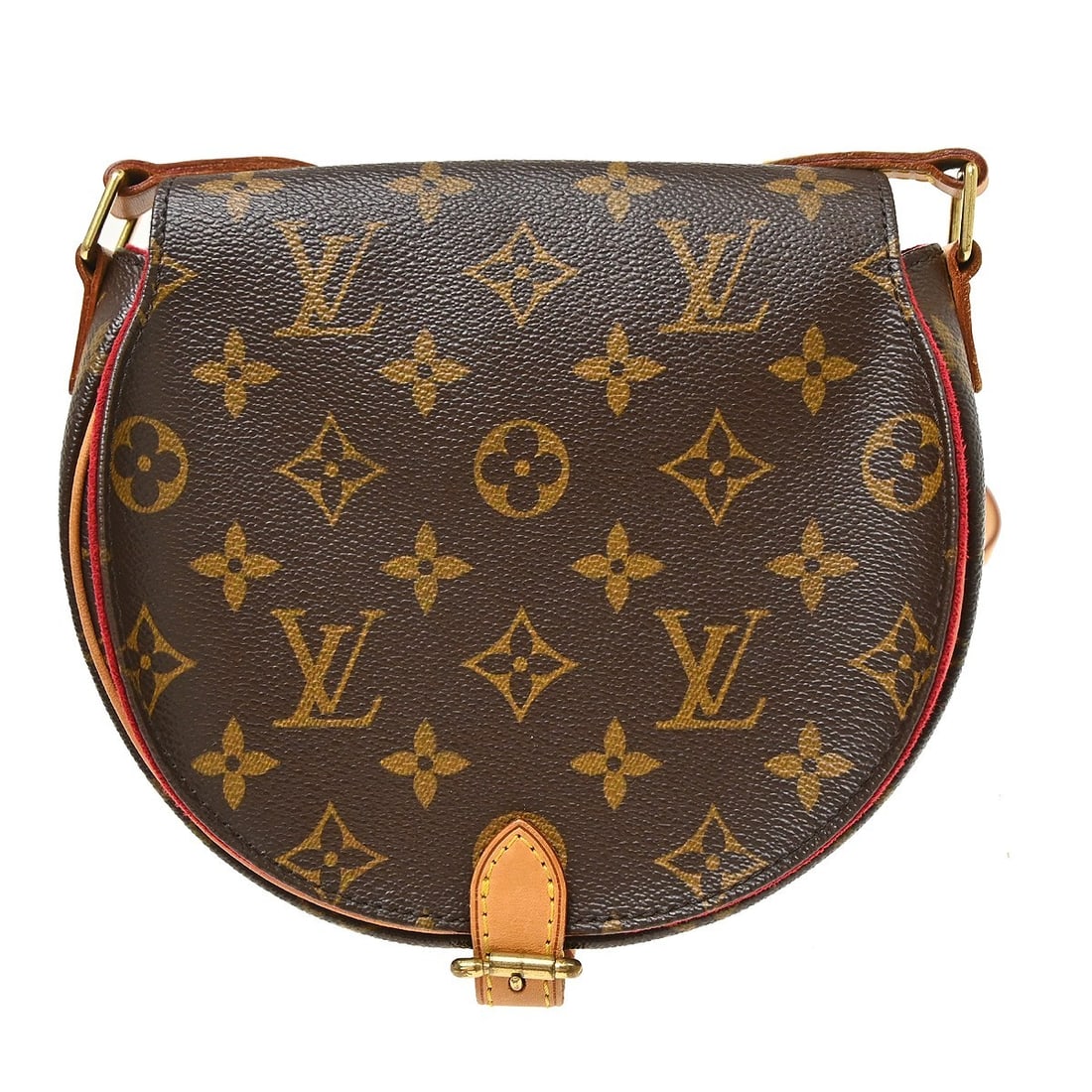 Louis Vuitton Tambourine M51179 Monogram Canvas Shoulder Bag Brown (1 of 12)