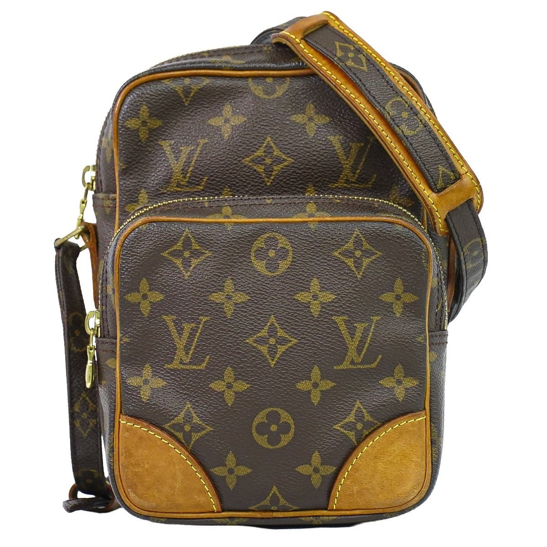 Louis Vuitton Amazone Unisex Brown Canvas Bag: Louis Vuitton Amazone Unisex Brown Canvas Bag Louis Vuitton Amazone in brown canvas. This unisex bag is presented in fair condition. Specifications Brand: Louis Vuitton Model: Amazone Gender: Unisex C