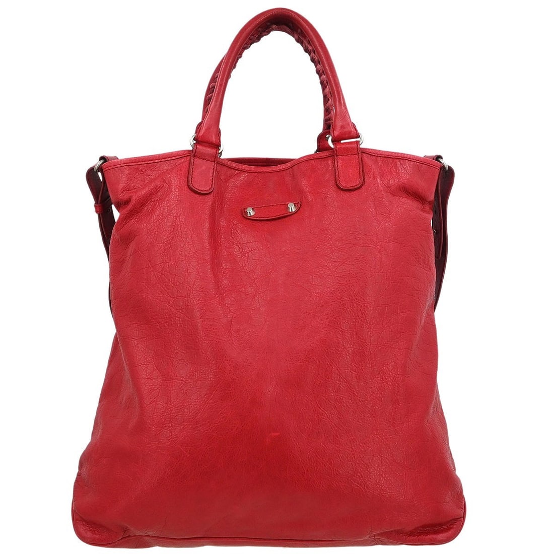 Vintage Balenciaga extra large lambskin tote with shoulder strap (1 of 10)