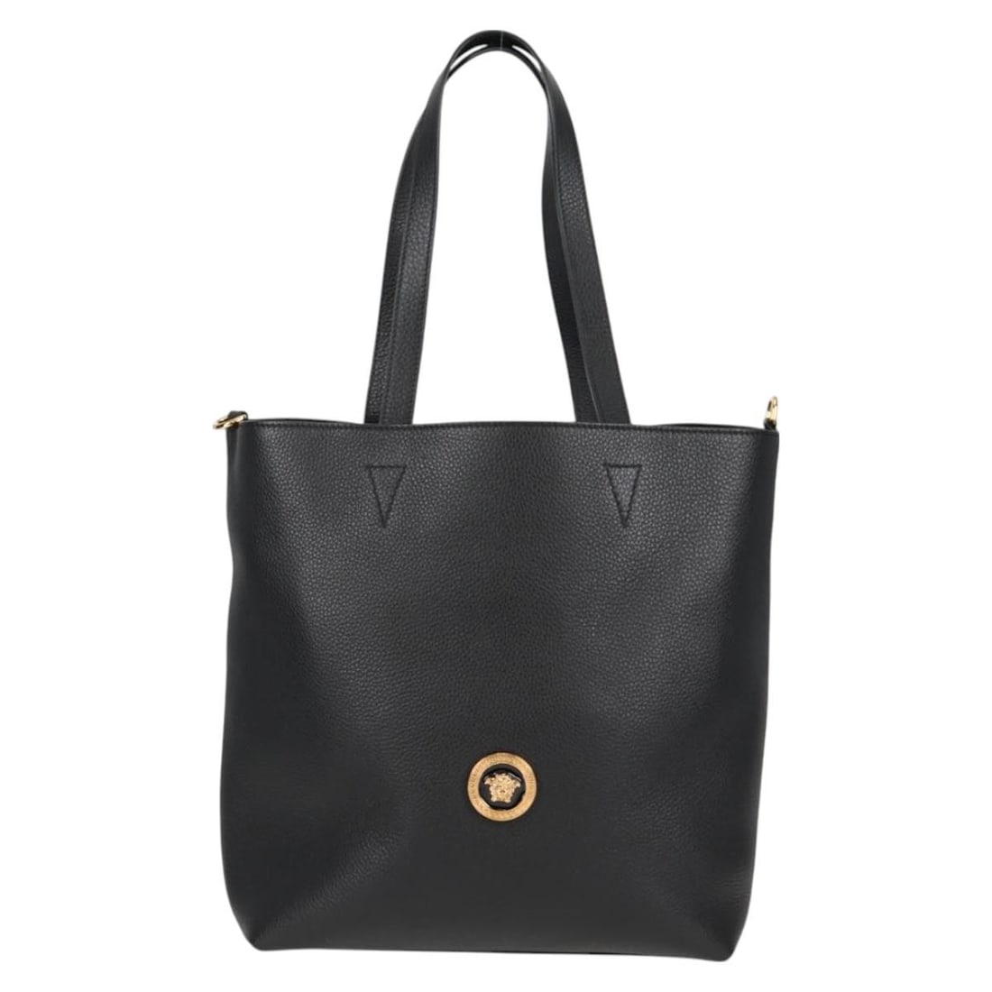 Black Leather Versace Medusa Tote Bag 28cm x 32cm x 12cm (1 of 18)