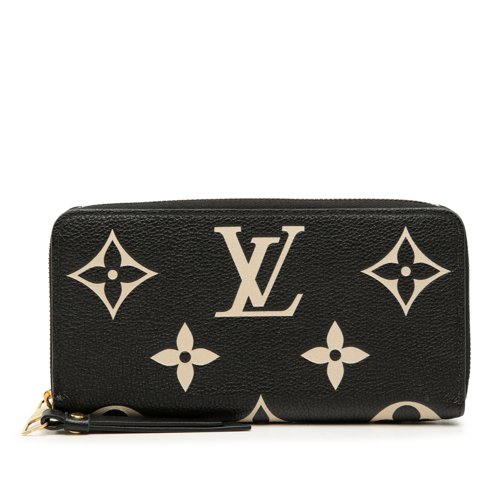 Louis Vuitton Giant Zippy Wallet in Bicolor Monogram Empreinte Leather: Louis Vuitton Giant Zippy Wallet in Bicolor Monogram Empreinte Leather Louis Vuitton Bicolor Monogram Empreinte Giant Zippy Wallet crafted in leather with a zip-around closure. The interior includes a