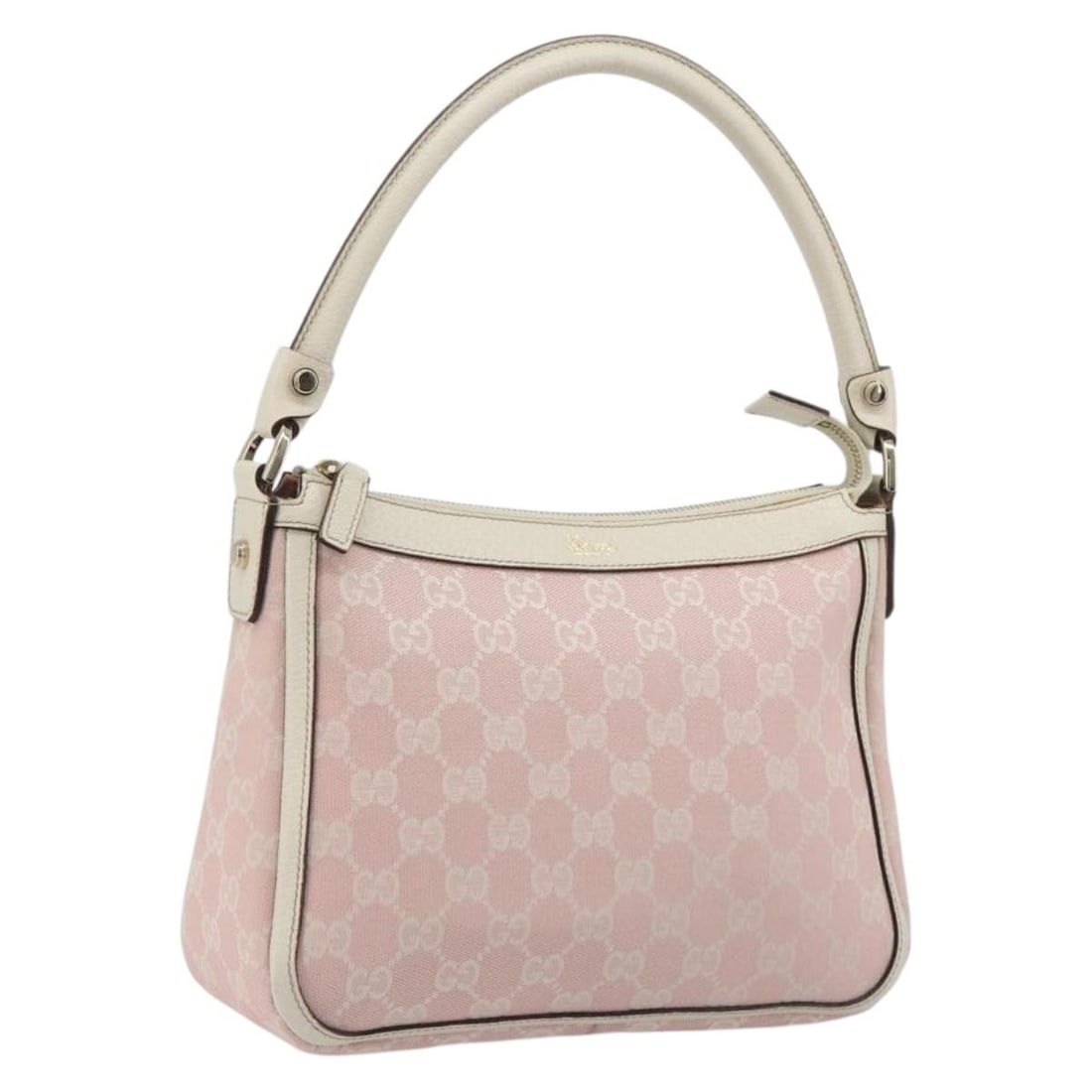 Gucci 146244 Abbey Shoulder Bag in Pink Gold GG Canvas (1 of 18)