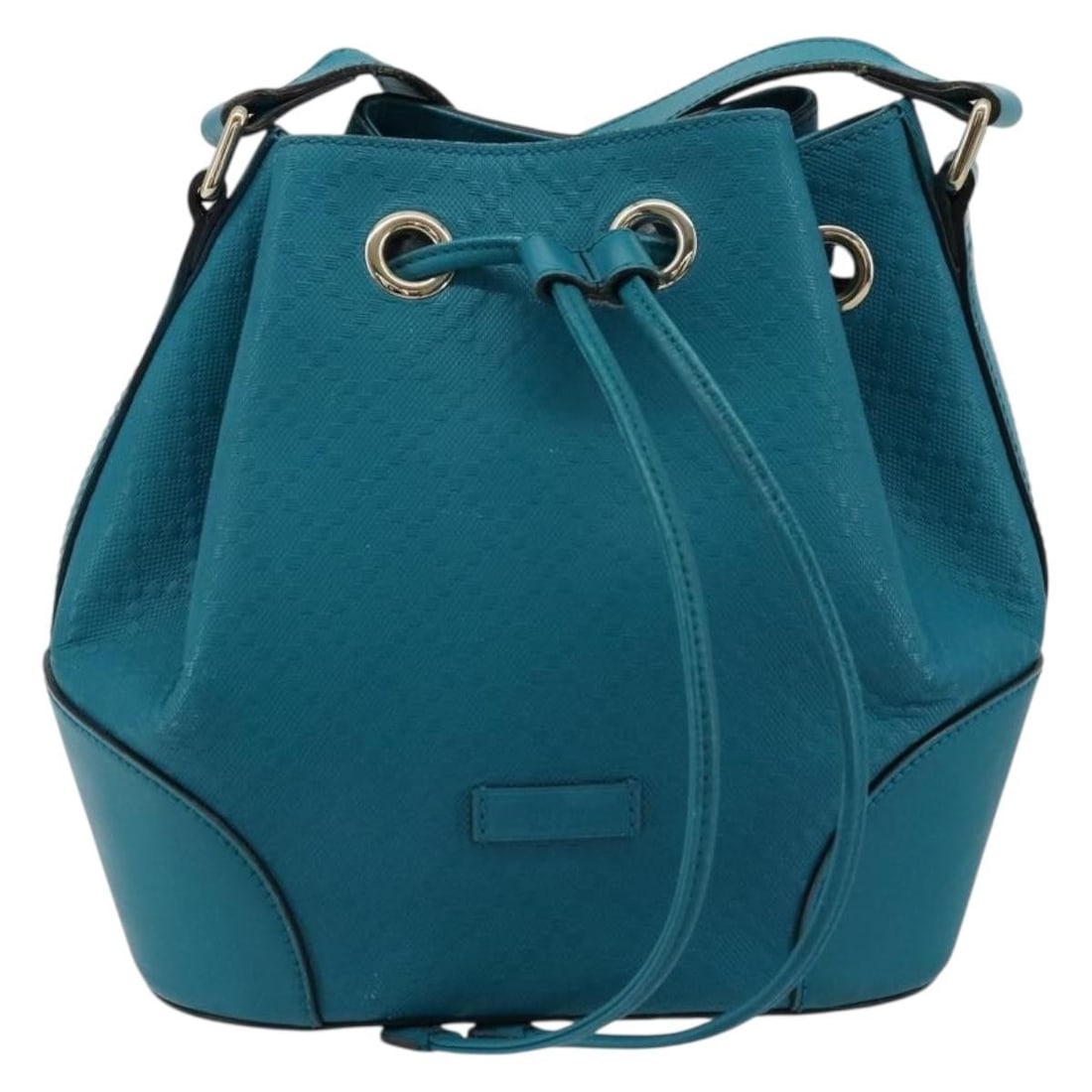 Gucci Bright Bucket Blue Leather Shoulder Bag: Gucci Bright Bucket Blue Leather Shoulder Bag Gucci Bright Bucket Diamante Leather bucket bag in blue leather. This vintage piece is in good condition with honest wear, including light surface wear, l
