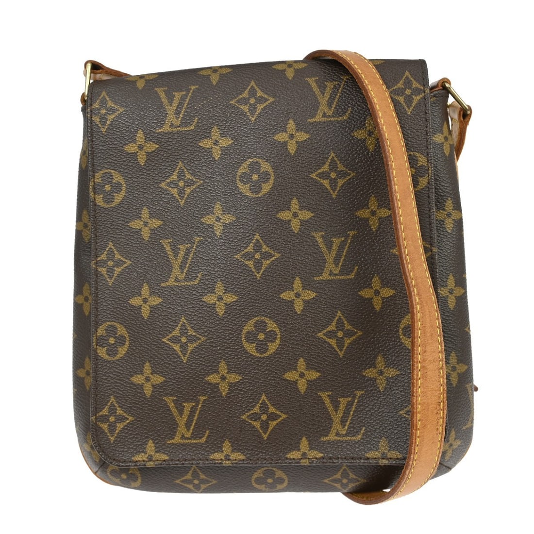 Louis Vuitton Musette Salsa shoulder bag monogram canvas brown: Louis Vuitton Musette Salsa shoulder bag monogram canvas brown Louis Vuitton Musette Salsa shoulder bag in brown monogram canvas. This women's bag is made in Spain and is presented in good condition, 