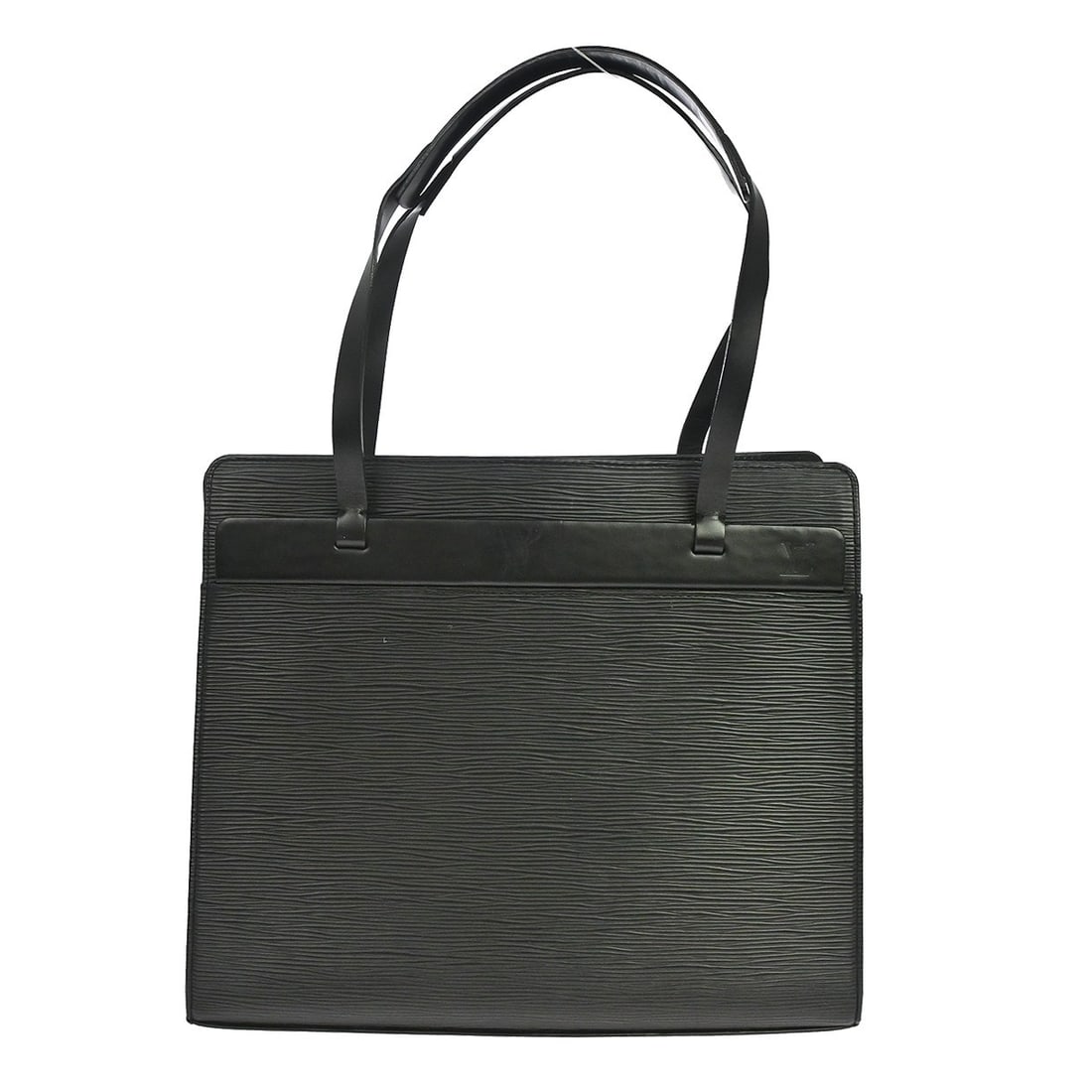 Louis Vuitton Croisette Black Epi Leather Handbag: Louis Vuitton Croisette Black Epi Leather Handbag Louis Vuitton Croisette Epi handbag in black leather, designed for women. Made in Spain, it measures 30.5 cm x 27 cm x 9.6 cm. The bag is in good cond