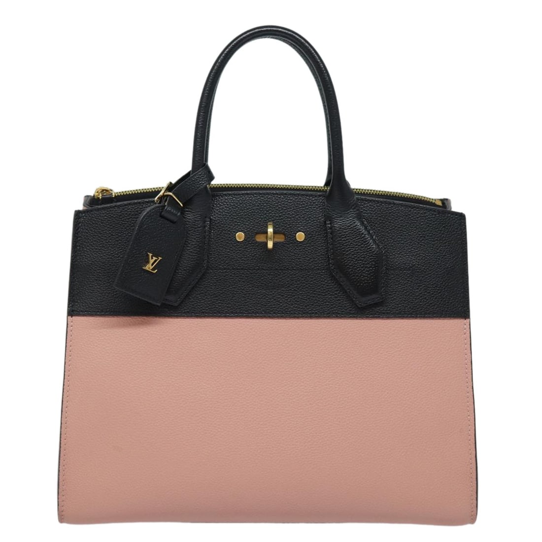 Louis Vuitton City Steamer black leather handbag (1 of 18)