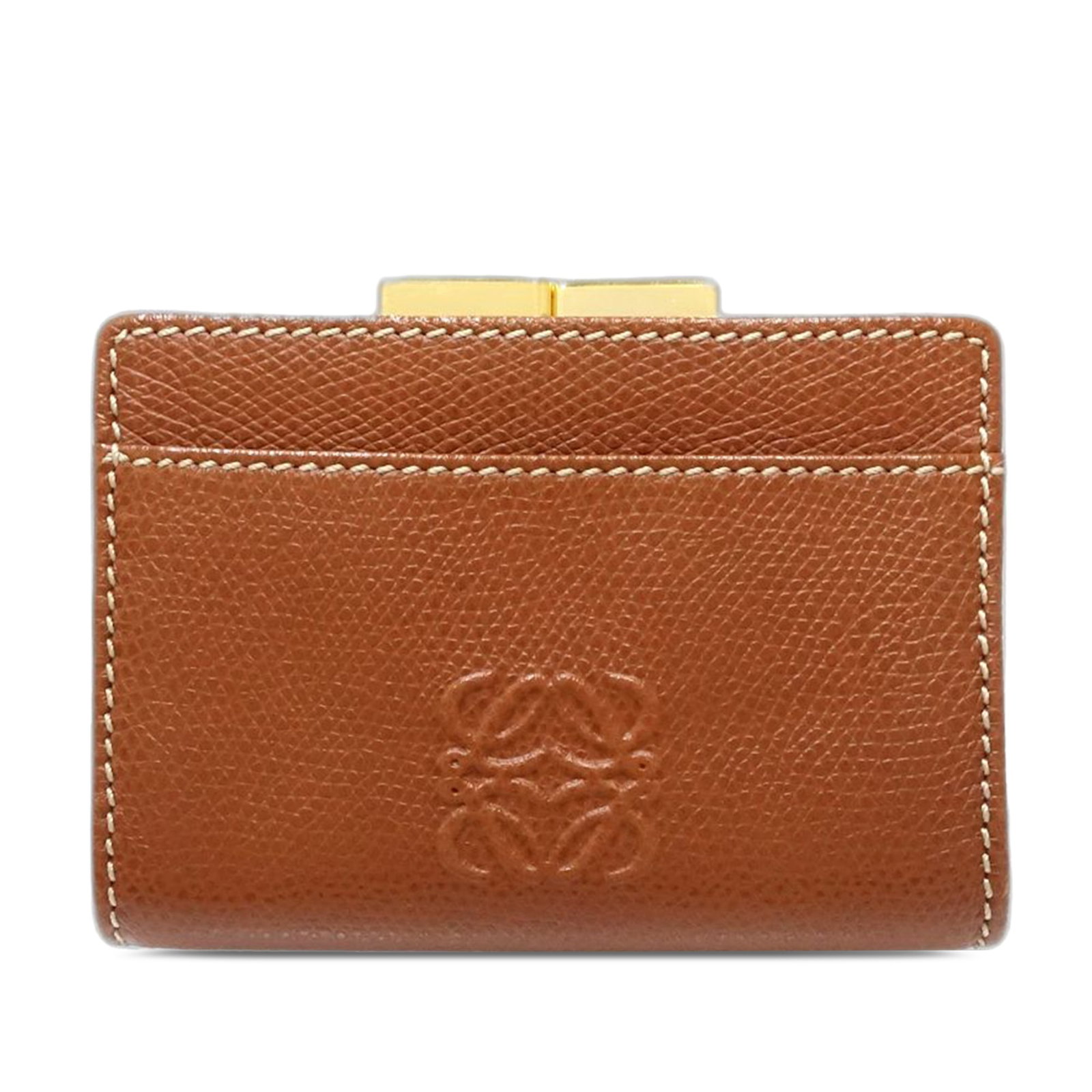 LOEWE Anagram Leather Coin Pouch with Kiss Lock Closure (1 of 8)