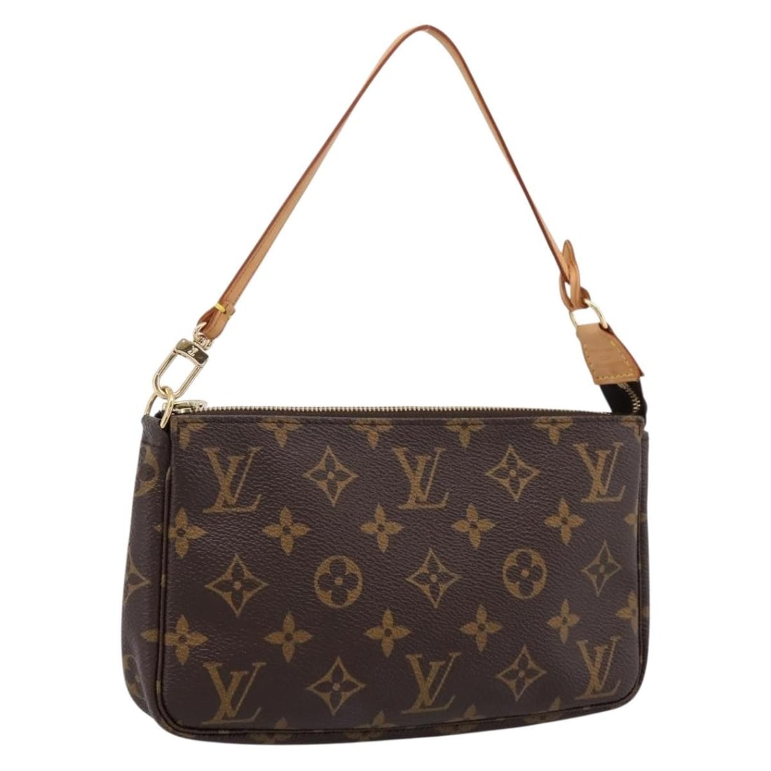 Louis Vuitton M51980 Monogram Canvas Pochette Accessoires Pouch: Louis Vuitton M51980 Monogram Canvas Pochette Accessoires Pouch Louis Vuitton Monogram Pochette Accessoires pouch in monogram canvas. This women's pouch includes a dust bag and is in excellent conditi