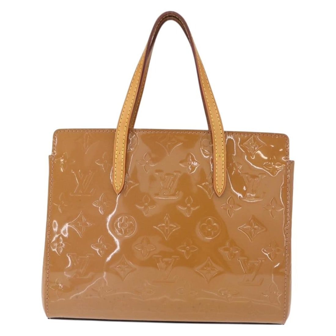 Catalina BB Rose Velours Patent Leather Bag by Louis Vuitton: Catalina BB Rose Velours Patent Leather Bag by Louis Vuitton This pre-owned Louis Vuitton Catalina Handbag in Monogram Vernis patent leather features a Rose Velours pink color. The bag displays signs 