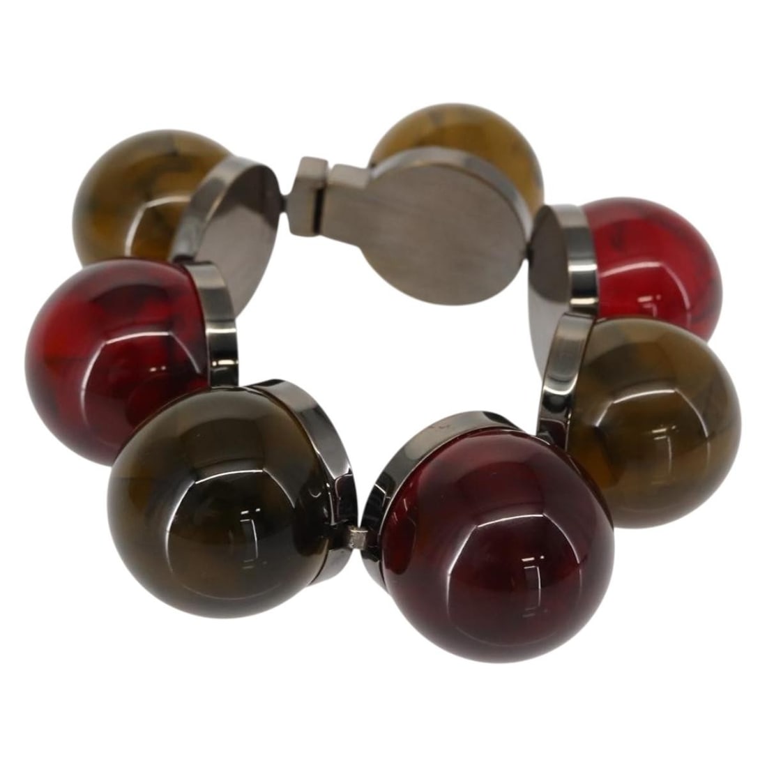FENDI Red Metal Bracelet with Box Authentic AM9407V (1 of 9)