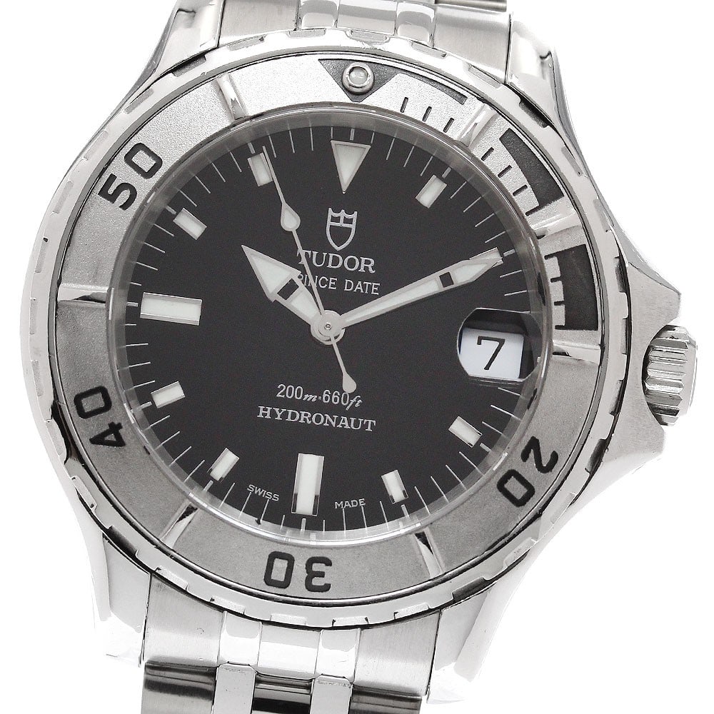 TUDOR Hydronaut 85190 automatic stainless steel date wristwatch (1 of 6)