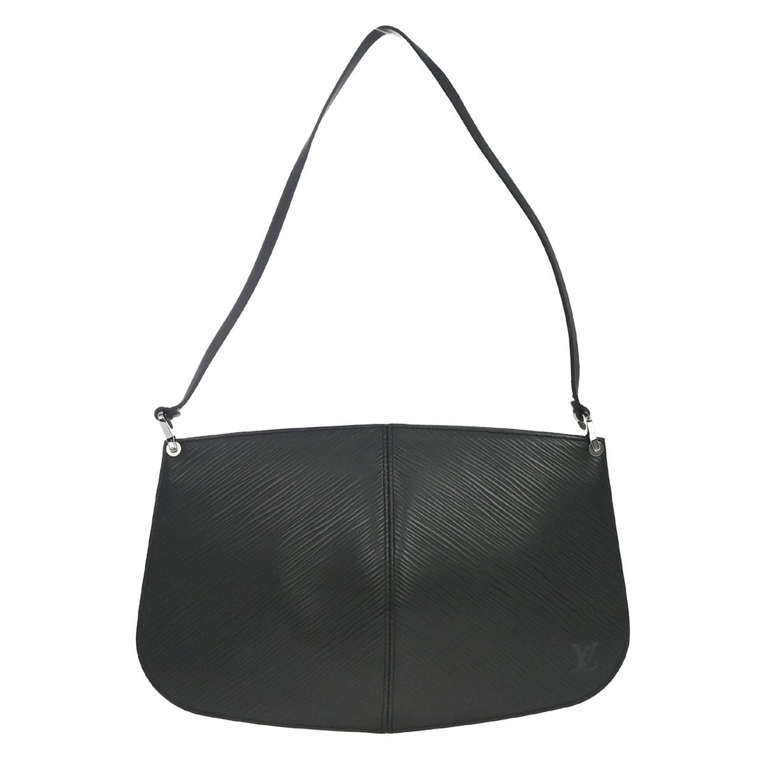Louis Vuitton Demi Lune Pochette Black Epi Leather Bag (1 of 12)