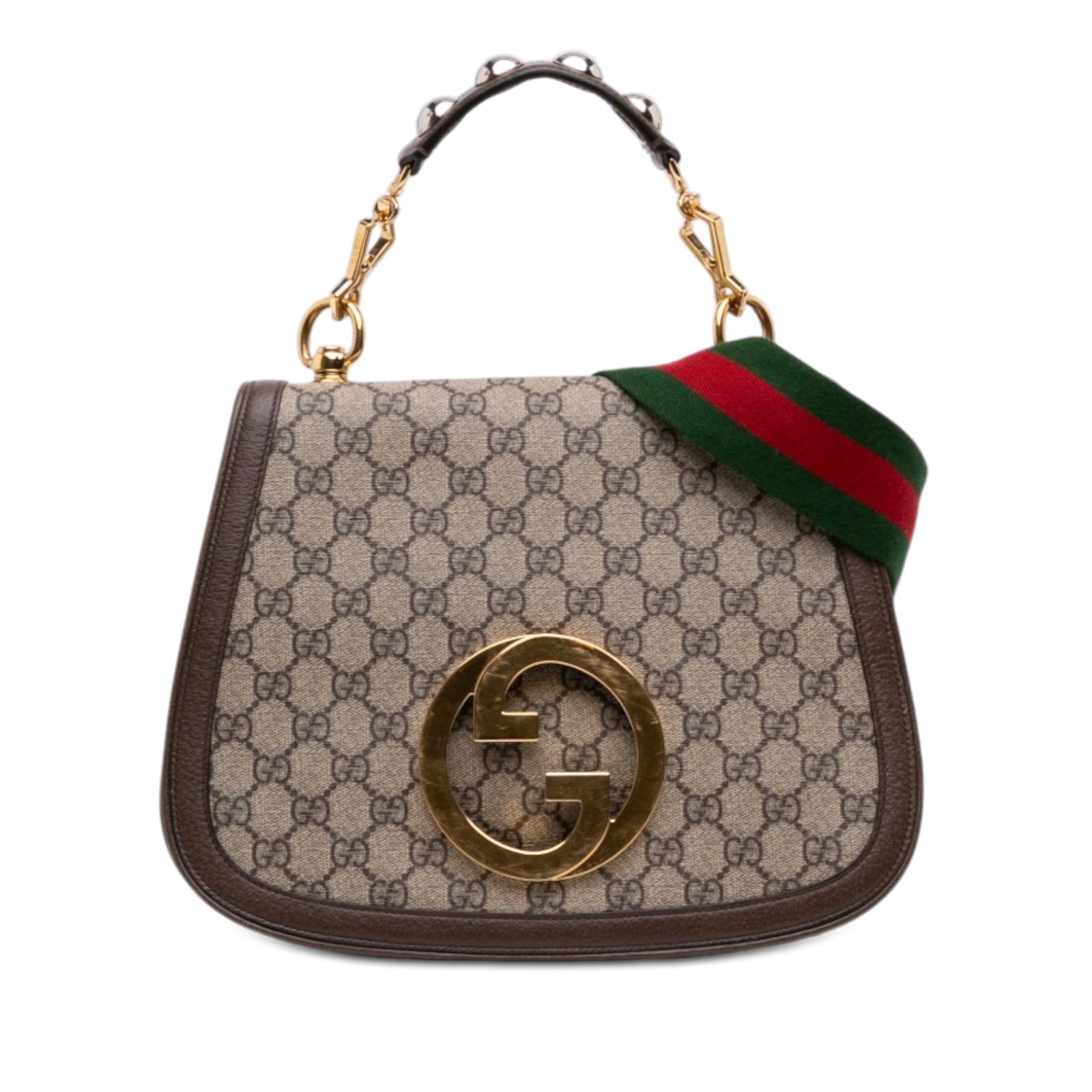Gucci Blondie Medium Top Handle Bag GG Supreme Beige (1 of 7)