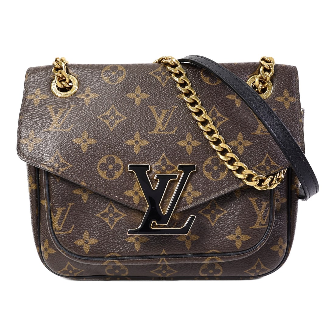 Louis Vuitton Passy M45592 Monogram Shoulder Bag Brown: Louis Vuitton Passy M45592 Monogram Shoulder Bag Brown Louis Vuitton Passy shoulder bag in brown Monogram and PVC coated canvas, model M45592. It features a shoulder strap with an adjustable drop of 6