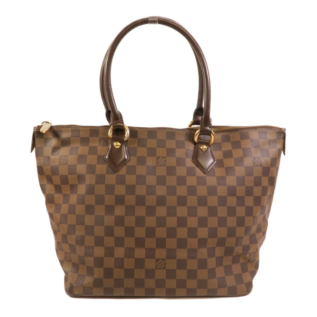 Louis Vuitton Saleya MM Damier Ebene Shoulder Bag N51182: Louis Vuitton Saleya MM Damier Ebene Shoulder Bag N51182 Louis Vuitton Saleya MM shoulder tote bag in Damier PVC coated canvas with a brown exterior. This women's bag features a shoulder carry design 