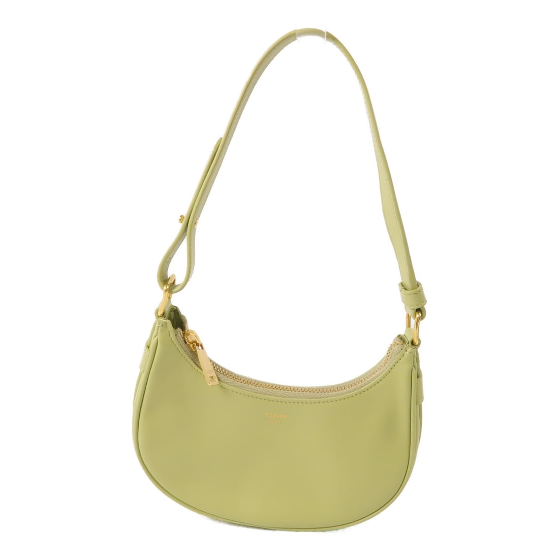 CELINE Mini Ava Shoulder Bag Green Calfskin Leather GHW (1 of 14)