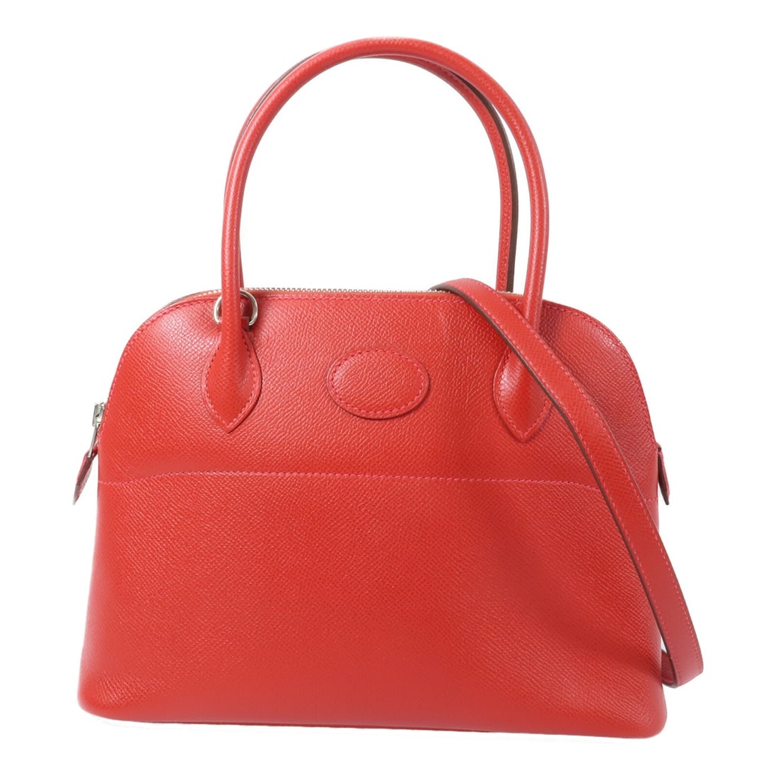 Hermes Bolide 27 Veau Epsom Red 2 Way Shoulder Bag (1 of 14)
