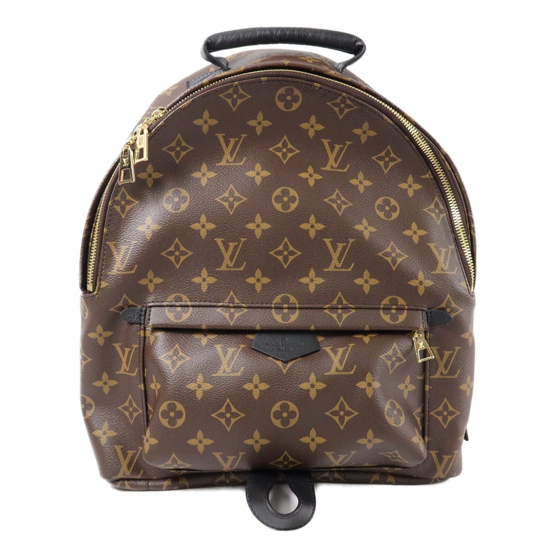 Louis Vuitton Palm Spring Monogram Backpack M44874 Brown: Louis Vuitton Palm Spring Monogram Backpack M44874 Brown Louis Vuitton Palm Springs backpack in brown Monogram x PVC coated canvas. The bag is identified as model M44874 and includes a handle and adju