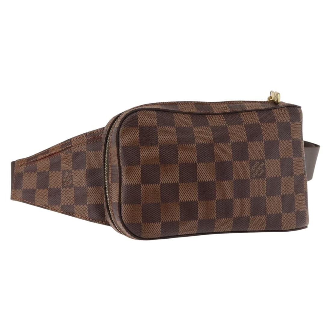 Louis Vuitton Geronimos Damier Ebene Canvas Shoulder Bag N51994: Louis Vuitton Geronimos Damier Ebene Canvas Shoulder Bag N51994 Louis Vuitton Geronimos shoulder bag in Damier Ebene canvas, made in Spain. This women's bag is offered without the original box or dust