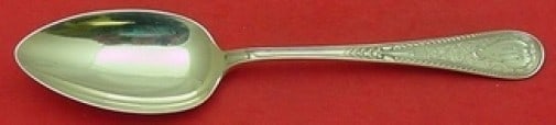 Gorham Hindostanee Sterling Silver Serving Spoon 8 1/4" Monogrammed (1 of 2)
