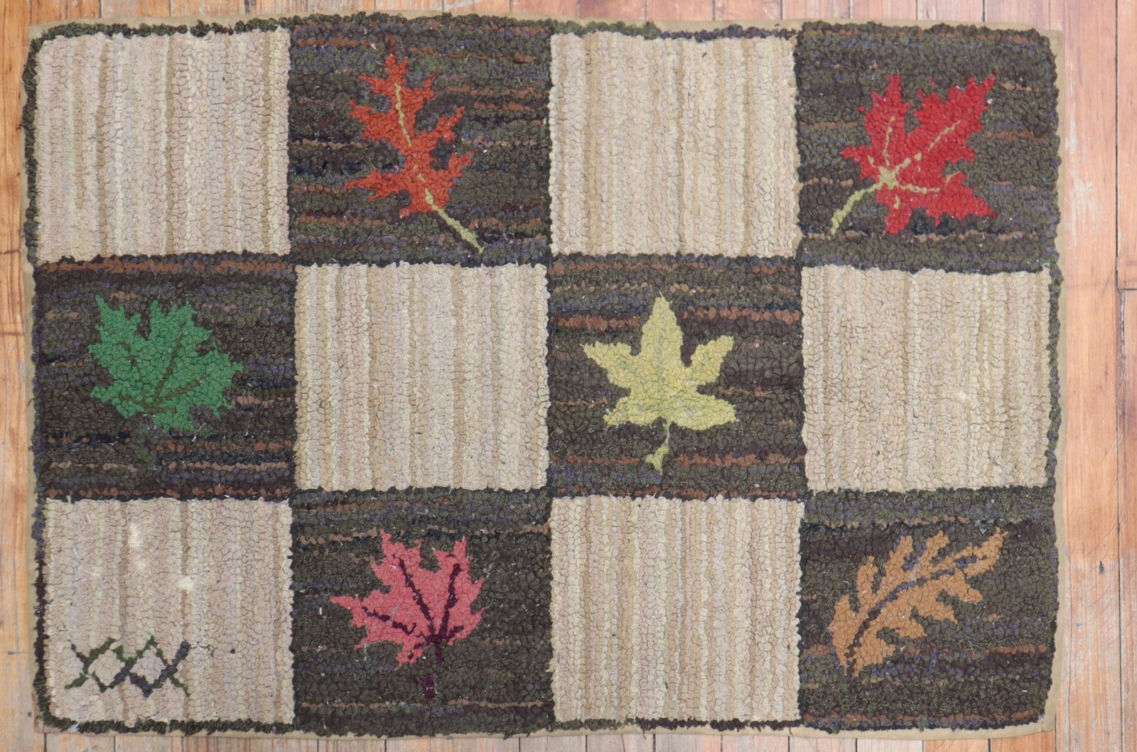 2' x 2' 11" American Hooked Yastik Rug (1 of 5)