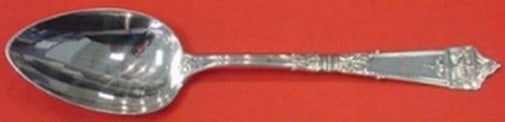 Sterling Silver 8.375 Inch Serving Spoon Lansdowne Pattern: Sterling Silver 8.375 Inch Serving Spoon Lansdowne Pattern This Lansdowne by Gorham serving spoon is crafted from sterling silver and features the elegant Lansdowne pattern. Measuring 8 3/8 inches in 