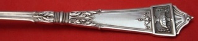 Sterling Silver 8.375 Inch Serving Spoon Lansdowne Pattern - 2