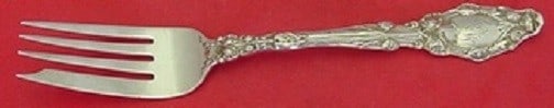 Gorham Virginiana sterling silver fish fork 7 1/4 in: Gorham Virginiana sterling silver fish fork 7 1/4 in Sterling silver fish fork in the Virginiana pattern by Gorham. This pre-owned piece is monogrammed, with monograms that may vary, and is in excelle