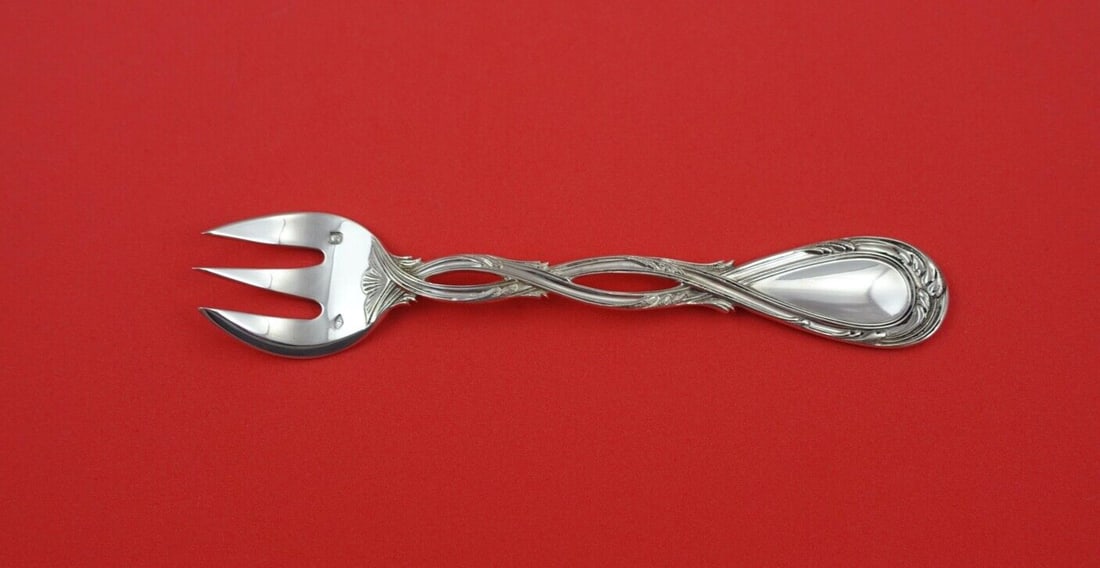 Puiforcat Royal Sterling Silver Oyster Fork 5 3/8" (1 of 2)
