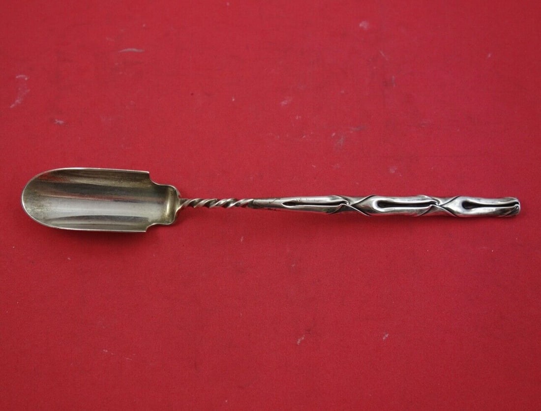 Frank Whiting Cane Pattern Sterling Silver Cheese Scoop 8 Inches (1 of 3)