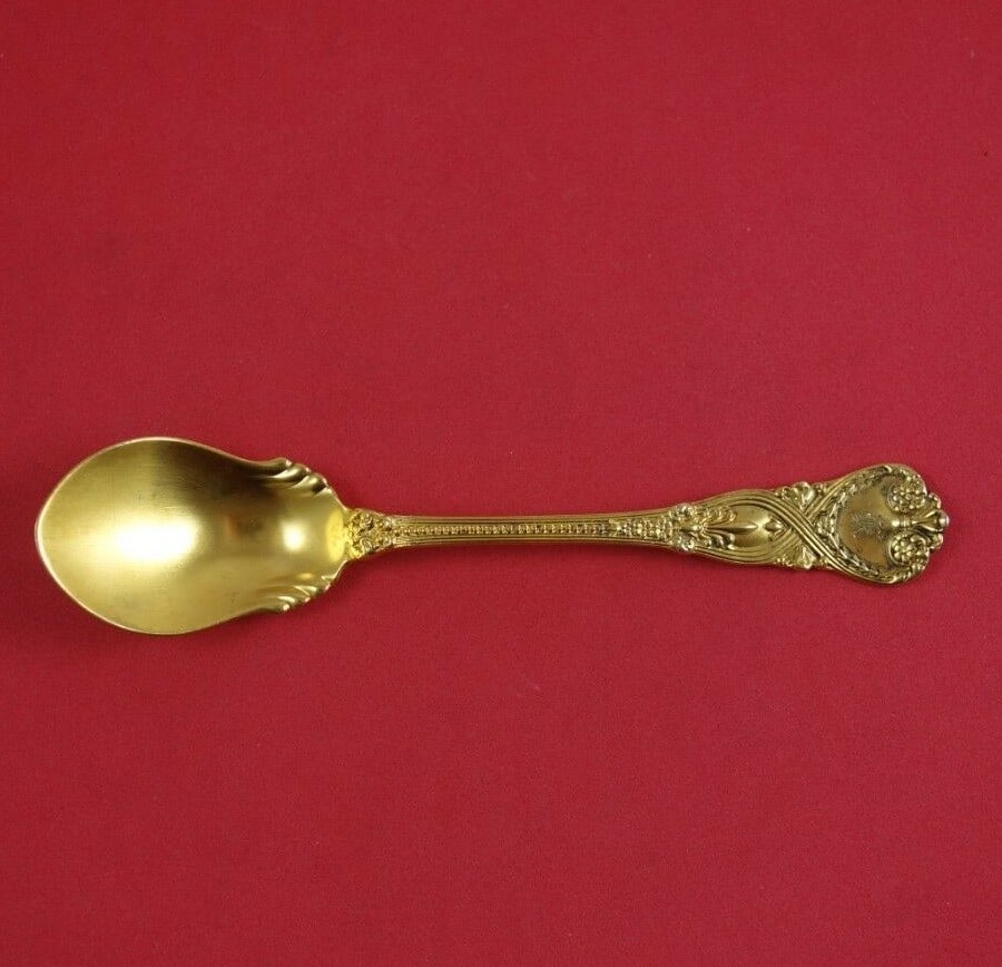 Tiffany & Co Saint James Sterling Silver Vermeil Ice Cream Spoon (1 of 2)