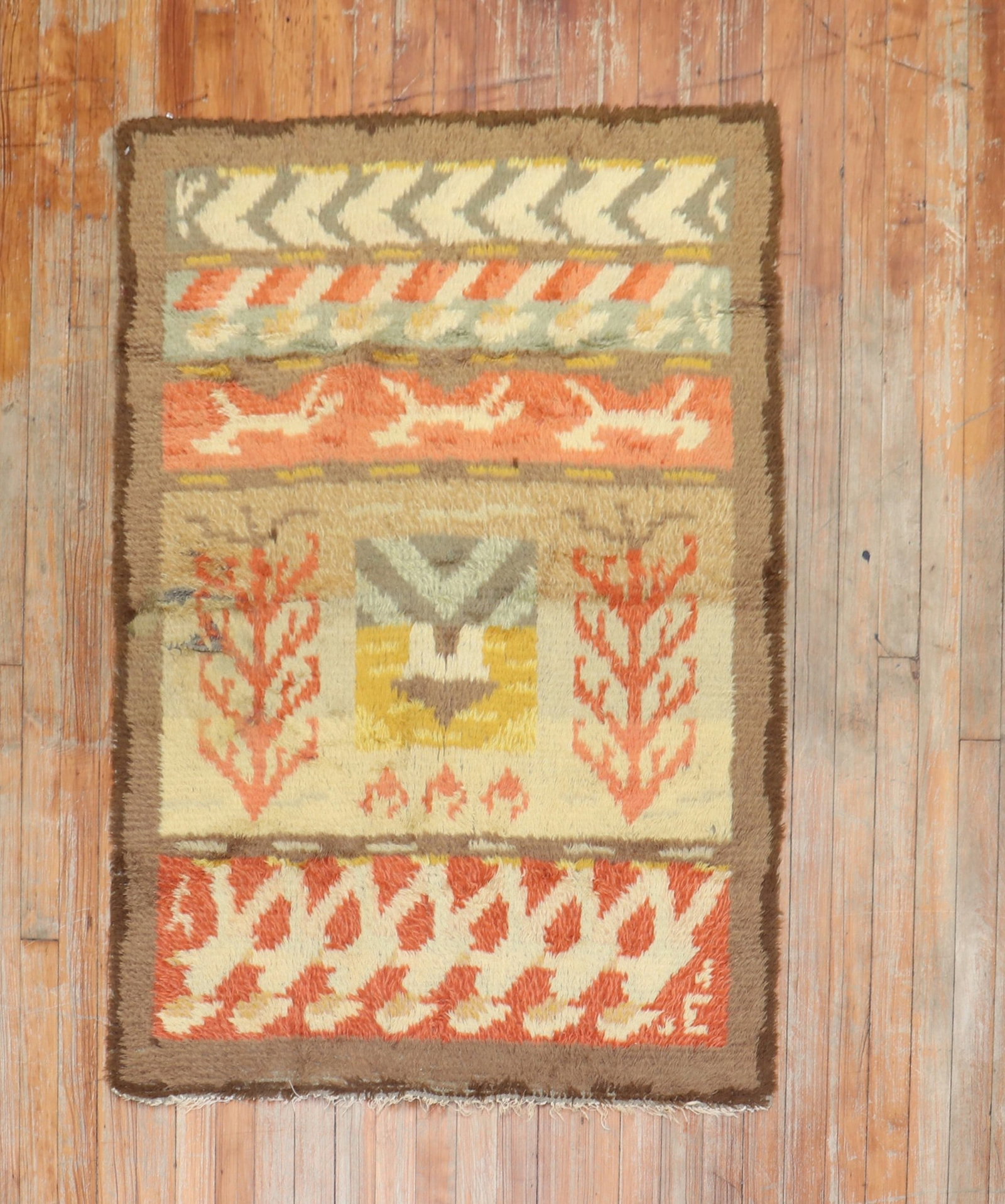 3' 1" x 4' 4" Swedish Rya rug by Anna Jarnefeldt (1 of 7)