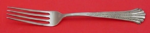 Shiebler Number 1 Sterling Silver Dinner Fork 8 1/8 inches: Shiebler Number 1 Sterling Silver Dinner Fork 8 1/8 inches This exquisite dinner fork, crafted in the renowned Number 1 pattern by Shiebler, is made of high-quality sterling silver. Measuring 8 1/8 in