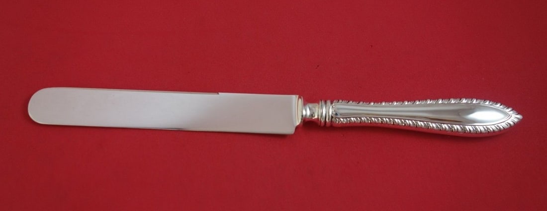 Towle Godroon Sterling Silver Dinner Knife Blunt 10 Inch: Towle Godroon Sterling Silver Dinner Knife Blunt 10 Inch Experience elegance with the Godroon by Towle Sterling Silver Dinner Knife. This exquisite piece features a hollow handle crafted from high-qua