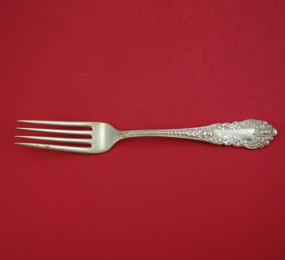 Knowles Mauser Apollo Sterling Silver Dinner Fork 7 3/4 Inch: Knowles Mauser Apollo Sterling Silver Dinner Fork 7 3/4 Inch This exquisite dinner fork is part of the Apollo pattern by Knowles and crafted by Mauser. Made from high-quality sterling silver, it measu